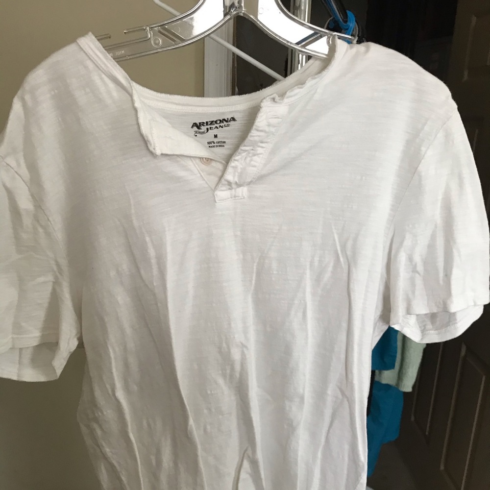 Mens Arizona Button-Down V Neck M